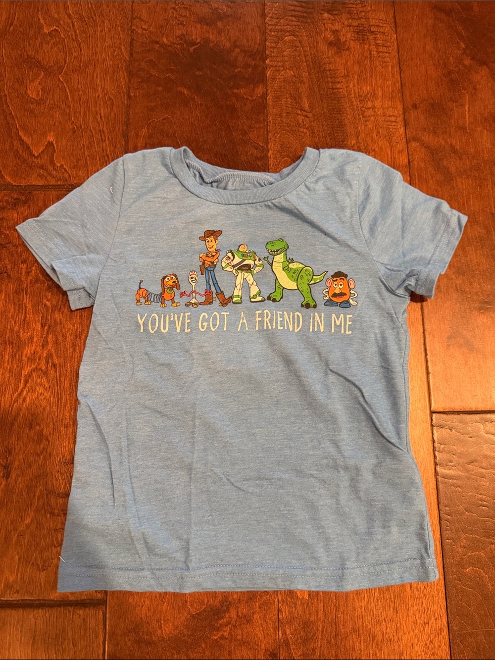 Disney Light Blue Toy Story 'You've Got a Friend in Me' Toddler Boys Tee